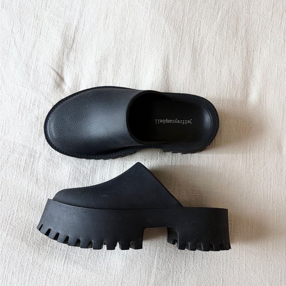 Jeffrey Campbell Shoes - Jeffrey Campbell | Black Platform Clogs